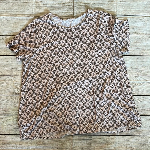 J. Jill Tops Jjill Scoop Neck Tee Sz Xl Poshmark